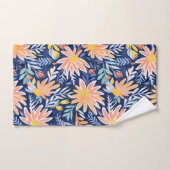 ピーチブルーフォークフローラ ハンドタオル (ハンドタオル)