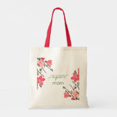 ピーチブロッサムウォーターカラーマザーズデイトートバッグ トートバッグ (裏面)