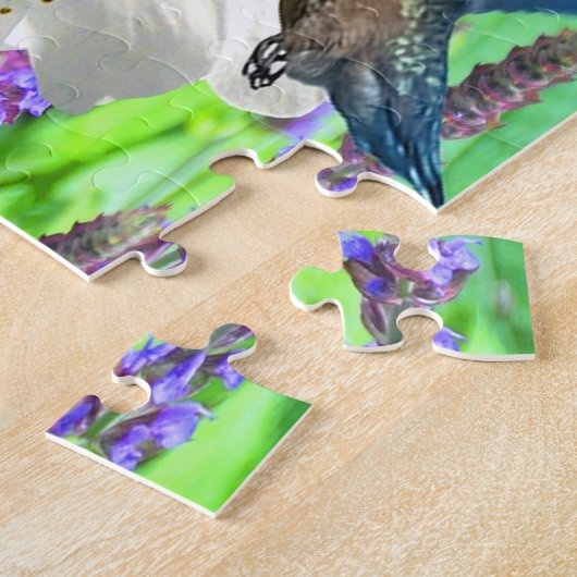 ピーチブロッサムハミングバード ジグソーパズル (側面)