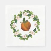 ピーチブロッサムリース スタンダードランチョンナプキン (正面)