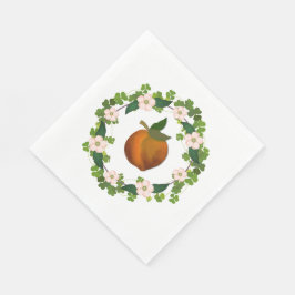 ピーチブロッサムリース スタンダードランチョンナプキン