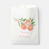 ピーチブロッサムワンスウィートピーチ誕生日 フェイバーバッグ (正面)