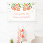 ピーチブロッサムワンスウィートピーチ誕生日 横断幕 (インサイチュ)