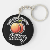 ピーチブーティーキックいくつかの深刻なお尻今日意欲を起こ キーホルダー (裏面)