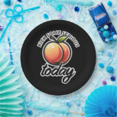 ピーチブーティーキックいくつかの深刻なお尻今日意欲を起こ ペーパープレート (パーティー)