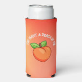 ピーチプンおもしろいが欲しい スリム缶クーラー (Seltzer正面)