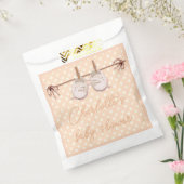 ピーチベビーシューズ フェイバーバッグ (封をした状態)