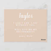 ピーチホワイトカントリーフローラ花嫁の提案 ポストカード (裏面)