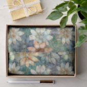 ピーチホワイトブルーグリーンフローラ 薄葉紙 (ギフト)