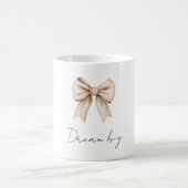 ピーチホワイトボウ コーヒーマグカップ (中央)