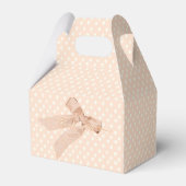 ピーチボウベビーシャワー フェイバーボックス (裏面サイド)