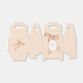 ピーチボウベビーシャワー フェイバーボックス (折り畳みなし)