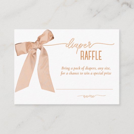 ピーチボウベビーシューウェ エンクロージャーカード (正面)