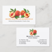 ピーチボタニカルイラストレーション 名刺 (正面/裏面)