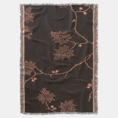 ピーチボタニカルブランケット スローブランケット (正面縦)