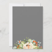 ピーチボタニカルリハーサルディナー 案内状 (裏面)