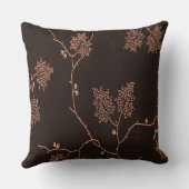 ピーチボタニカル装飾用クッション クッション (裏面)