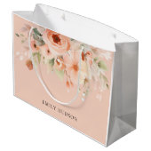 ピーチボホフローラ ラージペーパーバッグ (裏面アングル)