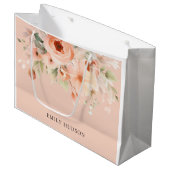 ピーチボホフローラ ラージペーパーバッグ (正面アングル)