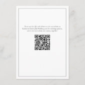 ピーチポピーフローラエレガントウェディング披露宴 エンクロージャーカード (裏面)