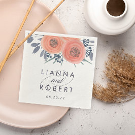 ピーチポピー結婚ズ スタンダードカクテルナプキン