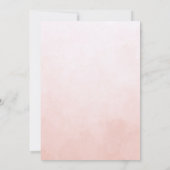 ピーチポピー+バラベビーシャワー 招待状 (裏面)