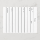 ピーチマテリアメディカボタニカルハバル勉強カード ポストカード (裏面)