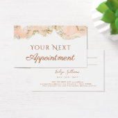 ピーチマリングデザインアポイントメントカード (デスク)