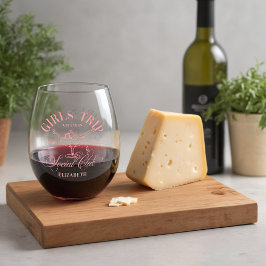 ピーチマルティーニソーシャルクラブガールズトリップ ステムなしワイングラス