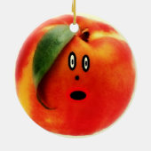 ピーチマンガ顔 セラミックオーナメント (裏面)