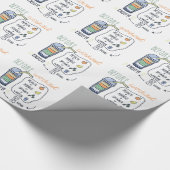 ピーチマンゴーホウレンソウ水平滑健康食品F ラッピングペーパー (角)
