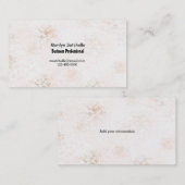 ピーチマーブルコンテンポラリー抽象芸術 名刺 (正面/裏面)