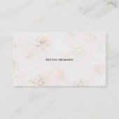 ピーチマーブルコンテンポラリー抽象芸術 名刺 (裏面)