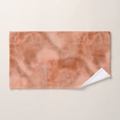 ピーチマーブル抽象芸術 バスタオルセット (ハンドタオル)