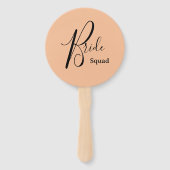 ピーチミニマリストブライド ハンドファン (裏面)