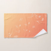 ピーチミュージック バスタオルセット (ハンドタオル)