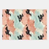 ピーチミントクリームコウィド ラッピングペーパーシート (正面3)