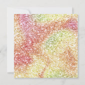 ピーチムスリムガールアクエカ – Aqiqah-招待状 招待状 (裏面)