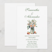 ピーチメイソンジャー結婚ズ 招待状 (正面/裏面)