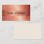 ピーチメタリックカードテンプレート 名刺 (正面/裏面)