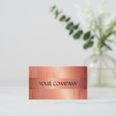 ピーチメタリックカードテンプレート 名刺 (スタンド正面)