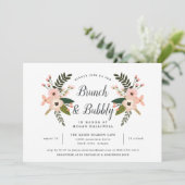ピーチメドウのブランチ＆バブルリー ブライダルシャワーの招待状 招待状 (スタンド正面)
