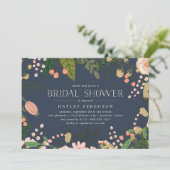 ピーチメドウフローラボタニカルブライダルシャワー 招待状 (スタンド正面)