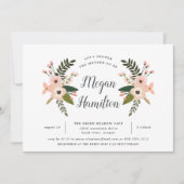 ピーチメドウベビーシャワー招待状 招待状 (正面)