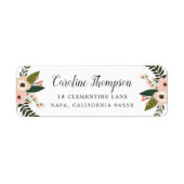 ピーチメドウ差出人住所 ラベル (正面)