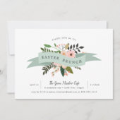 ピーチメドウ |イースターブランチ招待状 招待状 (正面)