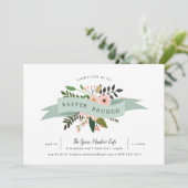 ピーチメドウ |イースターブランチ招待状 招待状 (スタンド正面)