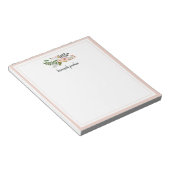 ピーチメドウ |パーソナライズされた | ノートパッド (アングル)