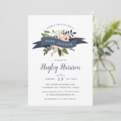 ピーチメドウ |ベビーシャワー招待状 招待状 (スタンド正面)