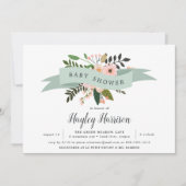 ピーチメドウ |ベビーシャワー招待状 招待状 (正面)
